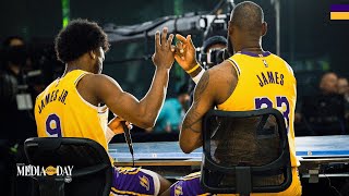 Lakers 2024 Media Day  Clips of Best Questions and Moments [upl. by Yrffoeg48]