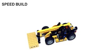 LEGO Technic Mini Telehandler Set 8045 Speed Build Part 3 [upl. by Nyladnewg]