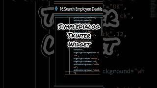 16 Search Employee Details👌  Python tkinter coding python shorts [upl. by Gerianna532]