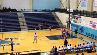 JV Highlights vs HarBer Feb 26 2016 [upl. by Aiblis]