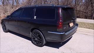 Volvo V70 25T Custom Exhaust Overview [upl. by Yatnohs]