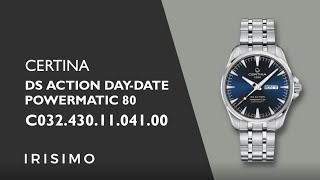 CERTINA DS ACTION DAY DATE POWERMATIC 80 C0324301104100  IRISIMO [upl. by Killian107]