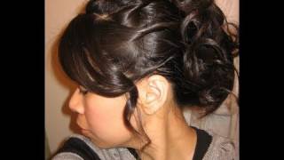 Updo Hair Tutorial Tousled Twist [upl. by Serafine]