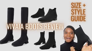 VIVAIA BOOTS REVIEW FOR WINTERFALL 3 PAIRS HOW TO STYLE amp SIZE GUIDE SUSTAINABLE [upl. by Dur]