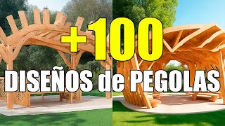 MAS de 100 IDEAS de DISEÑOS de PERGOLAS [upl. by Bate247]