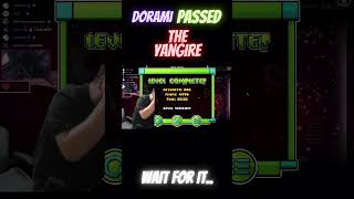 Dorami passed The Yangire 100  Geometry Dash shorts [upl. by Ronny]