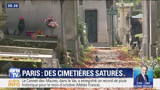 Cimetières saturés ou hors de prix Il est presque impossible dêtre inhumé à Paris [upl. by Hibbitts]