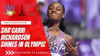 ShaCarri Richardson Shines in Olympic Debut amp Grant Fishers Bronze Glory shacarririchardson [upl. by Hi]