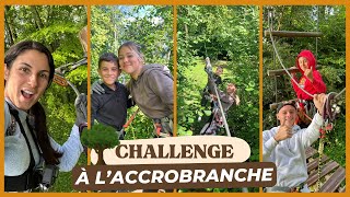 CHALLENGE ACCROBRANCHE AVEC LA PNRFAMILY [upl. by Airamas]