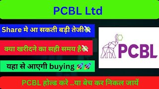 PCBL SHARE LATEST NEWS  PCBL SHARE ANALYSIS  PCBL SHARE TARGET TODAY  PCBL SHARE NEWS TODAY [upl. by Gav]