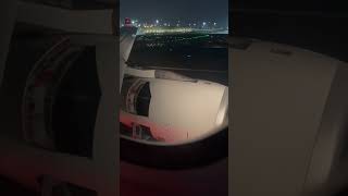 Airbus A330300 touch down and full reverser action swissairlines reverser landing dxb [upl. by Eugenius]