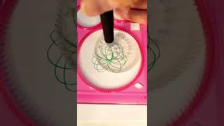 Spirometer satisfying spirograph oddlysatisfying spirography art spiroart drawing spirodiy [upl. by Idissac]