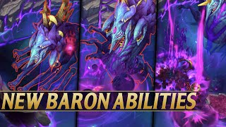 NEW BARON NASHOR ABILITIES  ALL 3 BARON TYPES  League of Legends [upl. by Katya711]