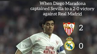 Diego Maradona Vs Real Madrid 1992 [upl. by Dani]