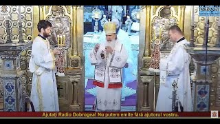 Liturghia Sf Ioan Gură de Aur oficiată de IPS Teodosie Arhiepiscopul Tomisului [upl. by Leiru]