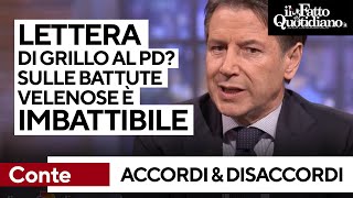 Conte sul Nove quotLa lettera mandata da Grillo al Pd Sulle battute velenose è imbattibilequot [upl. by Allimak]