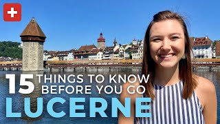 LUCERNE SWITZERLAND 15 Things To Know Before You Visit Lucerne [upl. by Saerdna679]