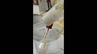 Cloud and Pour Point Estimation of oil  Lubricant  in chemistry Lab  Part2 [upl. by Irtimd]