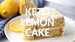 How To Make Keto Lemon Cake [upl. by Imac]