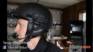 Interphone F5 Half Helmet Installation How To Install The Interphone F5 Bluetooth Headset On Shorty [upl. by Addi]