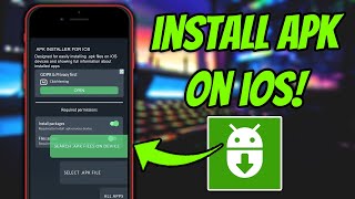 How to Install APK Files on iOS  Download Android Apps on iPhone [upl. by Ronny909]