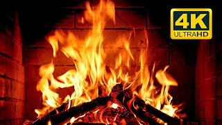 🔥 Fireplace Ambiance with Crackling Fire and Cozy Burning Logs for Relaxing Christmas ASMR Fire TV [upl. by Jecon]