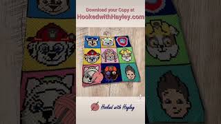 Paw Patrol Crochet Blanket Pattern [upl. by Elad]