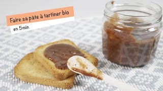 Faire sa pâte à tartiner bio soi même avec Tartinades [upl. by Assiralk]