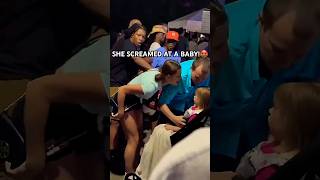 KAMALA HARRIS SUPPORTER SCREAMS AT A BABY😱 shorts [upl. by Rama]