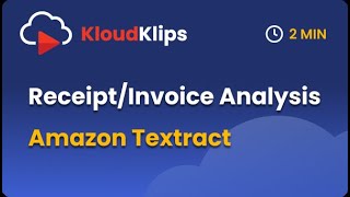 Amazon Textract demo  Expense Analysis [upl. by Komsa796]