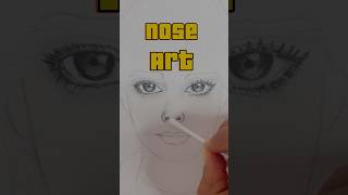 Realistic nose art👃✍️ep5IDCtamilart drawing beginnersart drawingtutorial noseart shorts [upl. by Nevuer176]