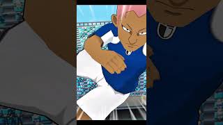 Inazuma Eleven Go Strikers 2013  Furinkazan Destroyer x Dragon Blaster VS High Voltage shorts [upl. by Ellenyl]