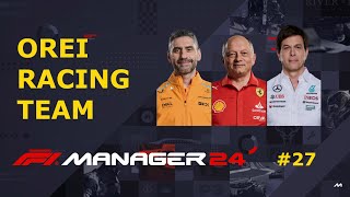 F1 Manager 24  ORei Racing Team 27  T2  Vemos la dura realidad deportiva en Bahrain [upl. by Eenehs428]