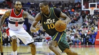 Alec Burks Jazz 2015 Season Highlights [upl. by Enomar]