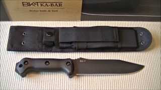 KaBar Becker BK7 Knife Overview and First Impressions [upl. by Retluoc]