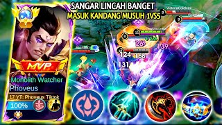 BIKIN PHOVEUS KALIAN TETAP OP WALAU KALAH HERO POWER DIJAMIN MVP😱 TOP GLOBAL PHOVEUS REVAMP GAMEPLAY [upl. by Aibsel]