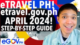 🇵🇭🇯🇵APRIL 2024 LATEST STEP BY STEP GUIDE eTRAVEL eGOVPH REGISTRATION TRAVEL ninjawifi etravel [upl. by Iralam]