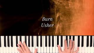 Usher  Burn  Piano Cover [upl. by Smart]