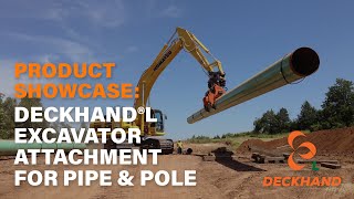 DECKHAND®L Pipe and Pole Handler for Modern Construction [upl. by Senior467]