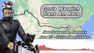 Gosia Warelich Reporting on Tran Am Hodgenville Kentucky [upl. by Willing265]