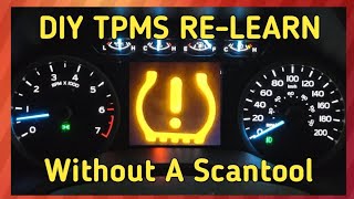 How To Relearn amp Reset TPMS Tire Pressure Monitor Sensor Light DIY 20152020 Ford F150 [upl. by Zacarias]