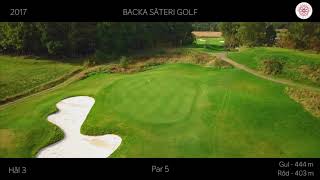 Backa Säteri Golf  banguide [upl. by Knowling598]