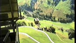 frühere offene Luftseilbahn Oberrickenbach zum Haldiwald [upl. by Arias]