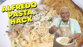 simpol Alfredo Pasta Recipe  SIMPOL  CHEF TATUNG [upl. by Olwen716]