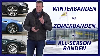 WINTERBANDEN vs ZOMERBANDEN vs ALLSEASON BANDEN  Autobedrijf Vossestein [upl. by Ostap]