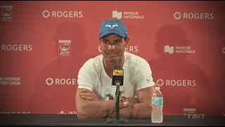 Rafael Nadal Press conference  R3 Montreal Masters 2017 [upl. by Samuela232]