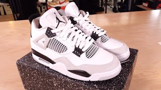 11 JORDAN 4 MILITARY BLACK Best Quality  Review amp Unboxing [upl. by Loretta]