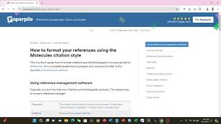 All reference style lists in paperpile EndNote Mendeley Zotero Papers and others [upl. by Yetnruoc]