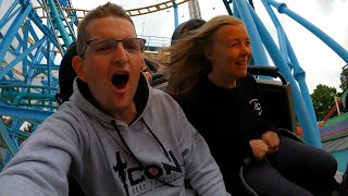 Riding Jetline At Gröna Lund  Rider Cam POV [upl. by Courtund]