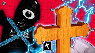 FINALLY Using Crucifix on DOORS MONSTERS Roblox Hotel Update [upl. by Goode]